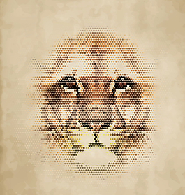 动物头像 狮子图片