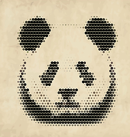 动物头像 熊猫图片