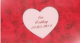 浪漫甜蜜的玫瑰婚礼,爱情故事AE模板