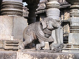 印度,雕像,象