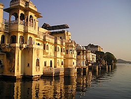 印度,庙,水