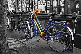 自行车,循环,金属