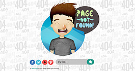 卡通404错误界面
