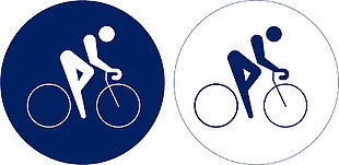 奥运会运动矢量自行车