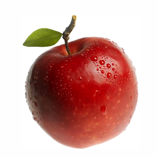 一个红色的苹果