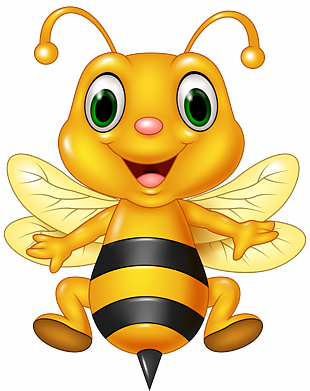 可爱的小蜜蜂免抠元素