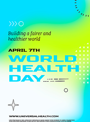 世界健康宣传海报