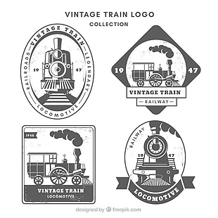 古董列车标志收集