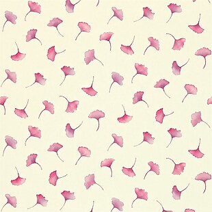 粉色树叶图案壁纸