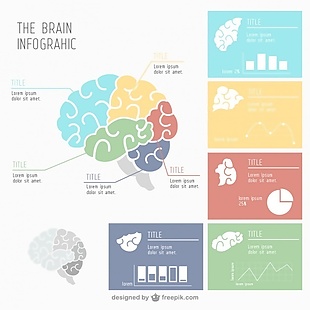 有几个人的大脑的信息图表图表