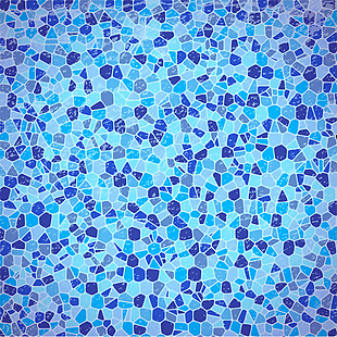 蓝色调马赛克图案抽象背景