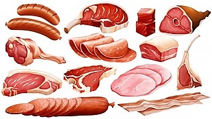不同类型肉制品插图