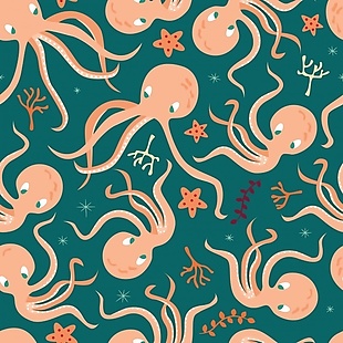 章鱼图案设计