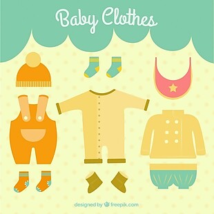 可爱的婴儿衣服