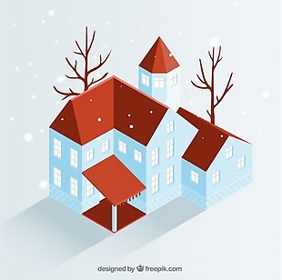 冬天的房子