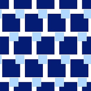 蓝色正方形菱形格子花纹图案矢量素材背景