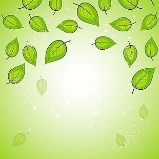 自然背景新鲜绿叶和空间为您的信息。