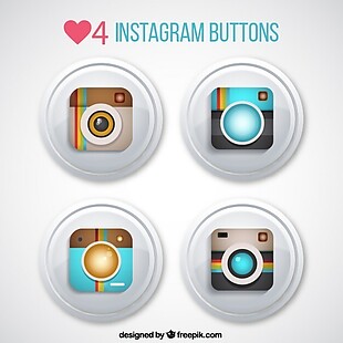 Instagram按钮组