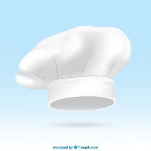 白色的厨师帽