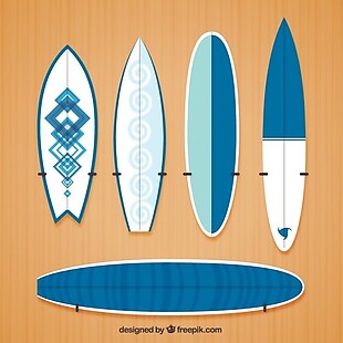 现代冲浪板的品种