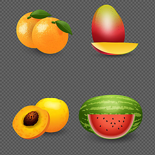 写实水果插画图标免抠png透明图层素材