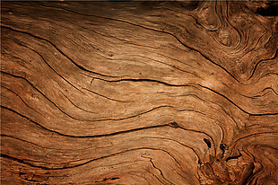 棕色木质波浪纹贴图