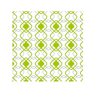 绿色线条装饰图案