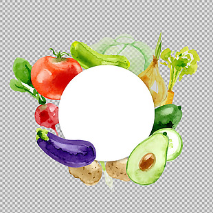 各种写实蔬菜背景免抠png透明图层素材