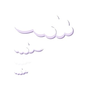 卡通云朵元素
