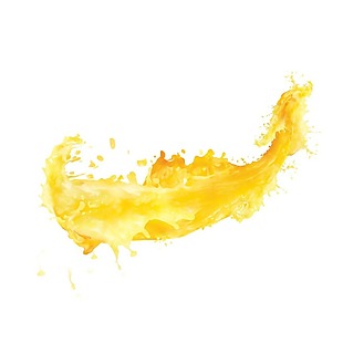 黄色果汁元素