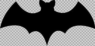 手绘展翅蝙蝠图片免抠png透明图层素材