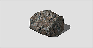 花岗石石头skp模型