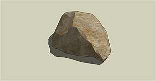 石头岩石skp模型