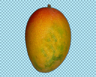橙色芒果免抠png透明图层素材