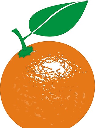 矢量橘子
