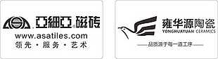 亚细亚及雍华源陶瓷logo