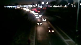城市光斑夜景视频