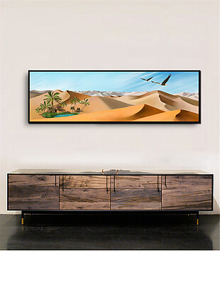 沙漠风景挂画设计
