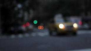 夜景城市汽车视频
