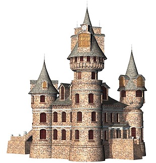 复古欧式城堡元素