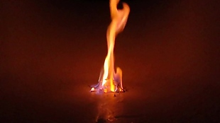 纸张火焰燃烧视频