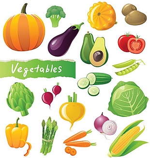 蔬菜矢量素材