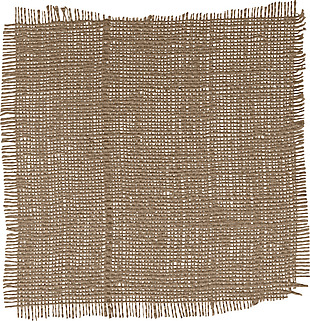 实物褐色纺织布料元素