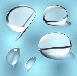 漂亮水珠水滴免抠png透明图层素材