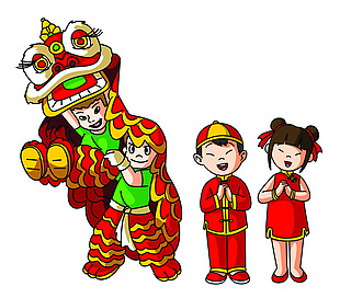 中国传统节日卡通矢量素材