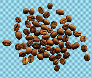 咖啡豆高清图免抠png透明图层素材