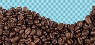 高清晰咖啡豆免抠png透明图层素材
