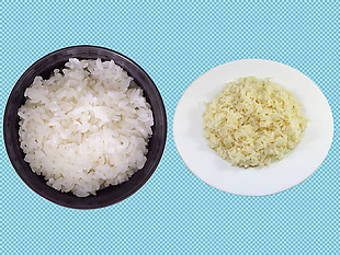 香喷喷的稻米饭免抠png透明图层素材