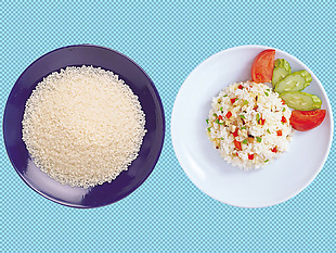 美味稻米饭免抠png透明图层素材
