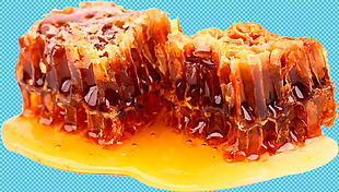 美味蜂蜜图片免抠png透明图层素材
